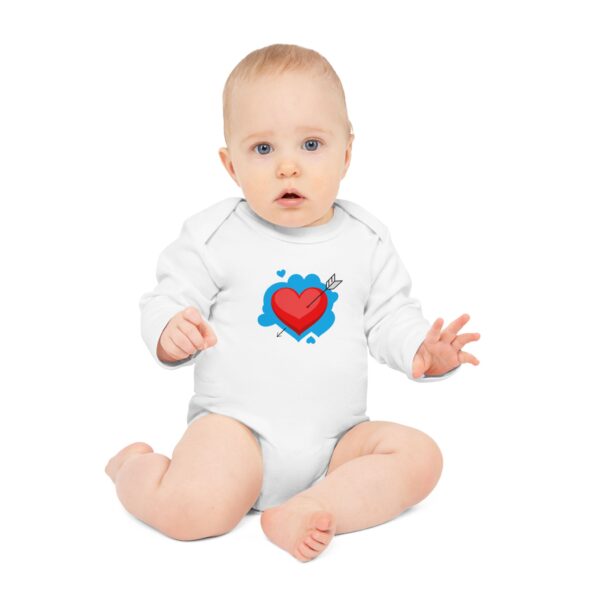 Baby Long-Sleeve Organic Bodysuit - Image 3