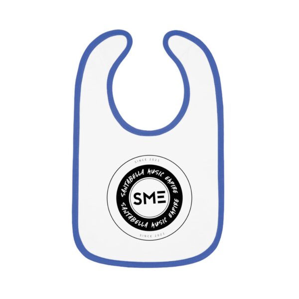 Baby Contrast Trim Jersey Bib - Image 13