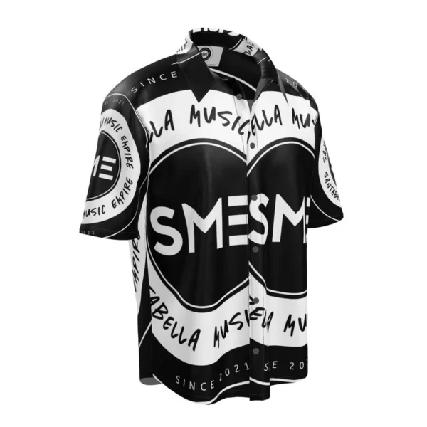 VIP SILK SHIRT LOGO ALL OVER (BLACK)