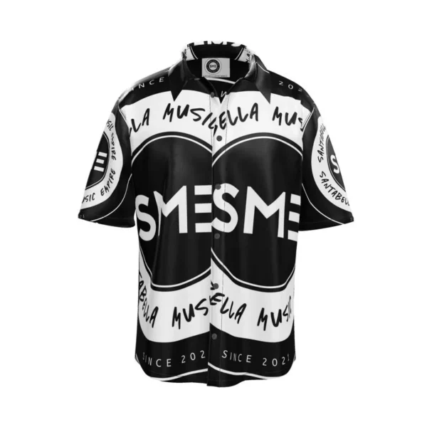 VIP SILK SHIRT LOGO ALL OVER (BLACK) - Image 2