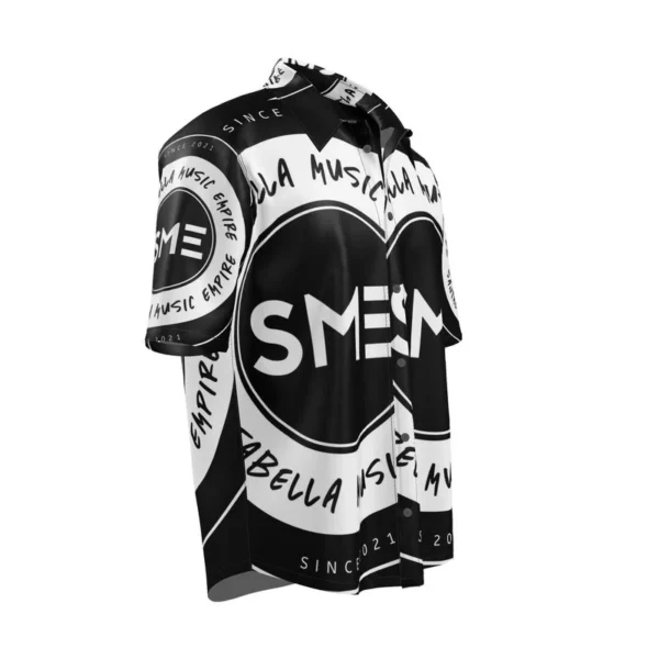 VIP SILK SHIRT LOGO ALL OVER (BLACK) - Image 4